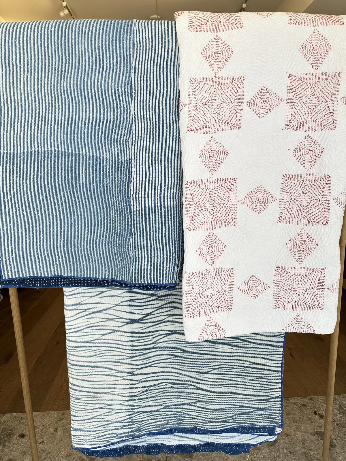 002 Shibori Quilt - Natural indigo