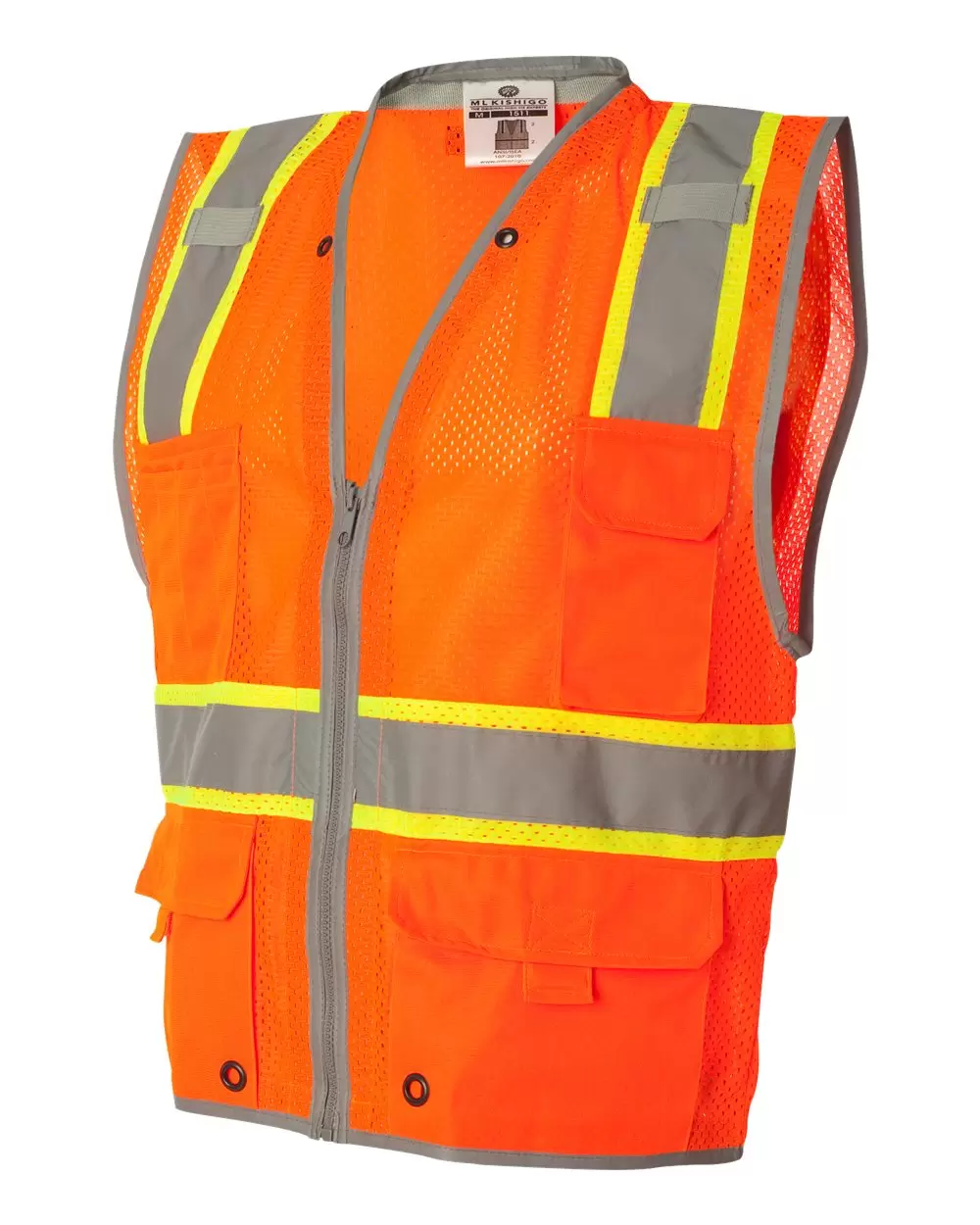 1510-1511 ML Kishigo - Brilliant Series Heavy Duty Class 2 Vest SKU: 1510-1511