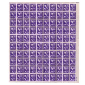 1938 3 Cent Scott# 807 Thomas Jefferson Stamp Sheet