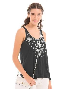 Aeropostale Embroidered Tank Top