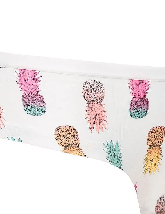 Aeropostale Pineapple Print Bikini Briefs