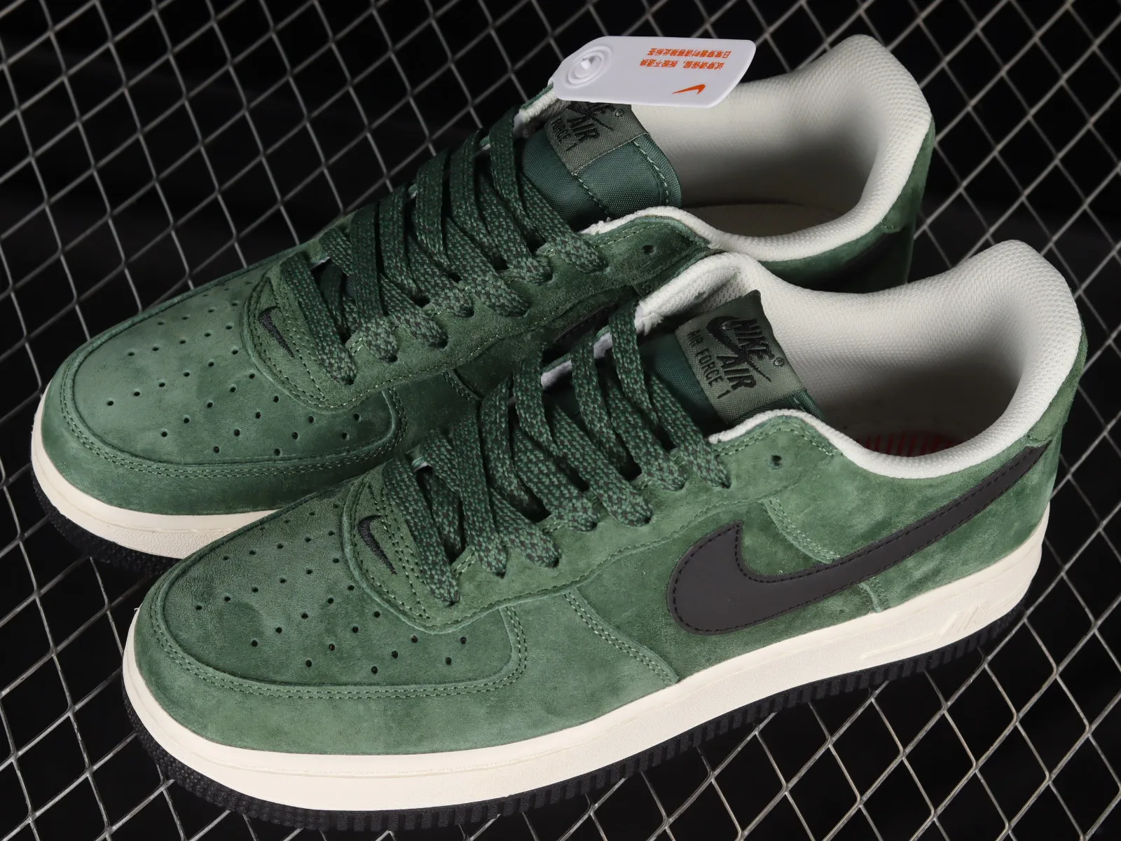 Akira x Nike Air Force 1 07 Low Suede Dark Green Black DB2575-002