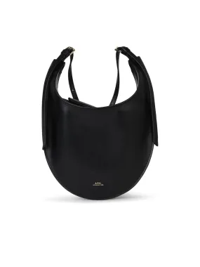 A.P.C.    A.P.C. Small 'Iris' Black Eco Lear Crossbody Bag