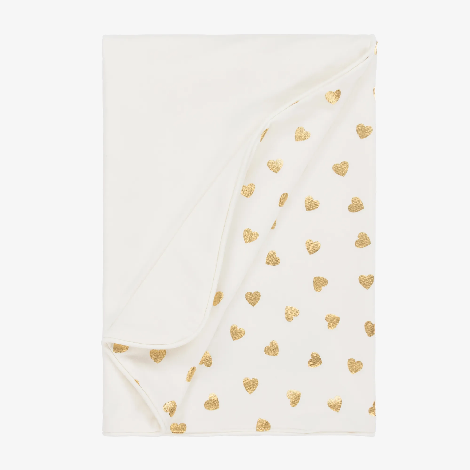 Baby Girls Ivory Cotton Blanket (70cm)