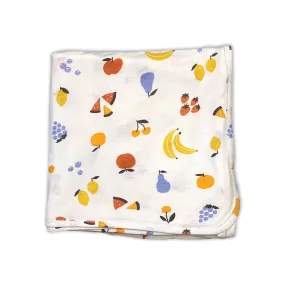 Bamboo Swaddle Blanket (Fruit Salad Print)