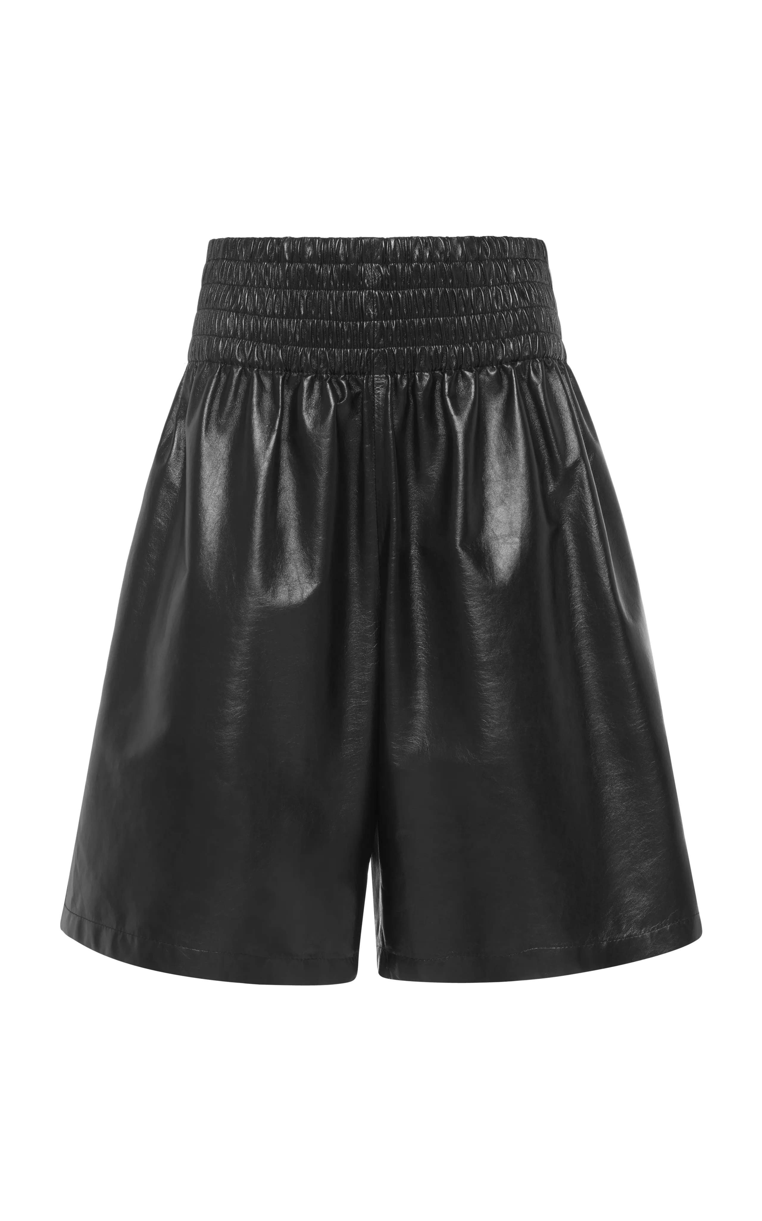 Bottega Veneta Leather Shorts