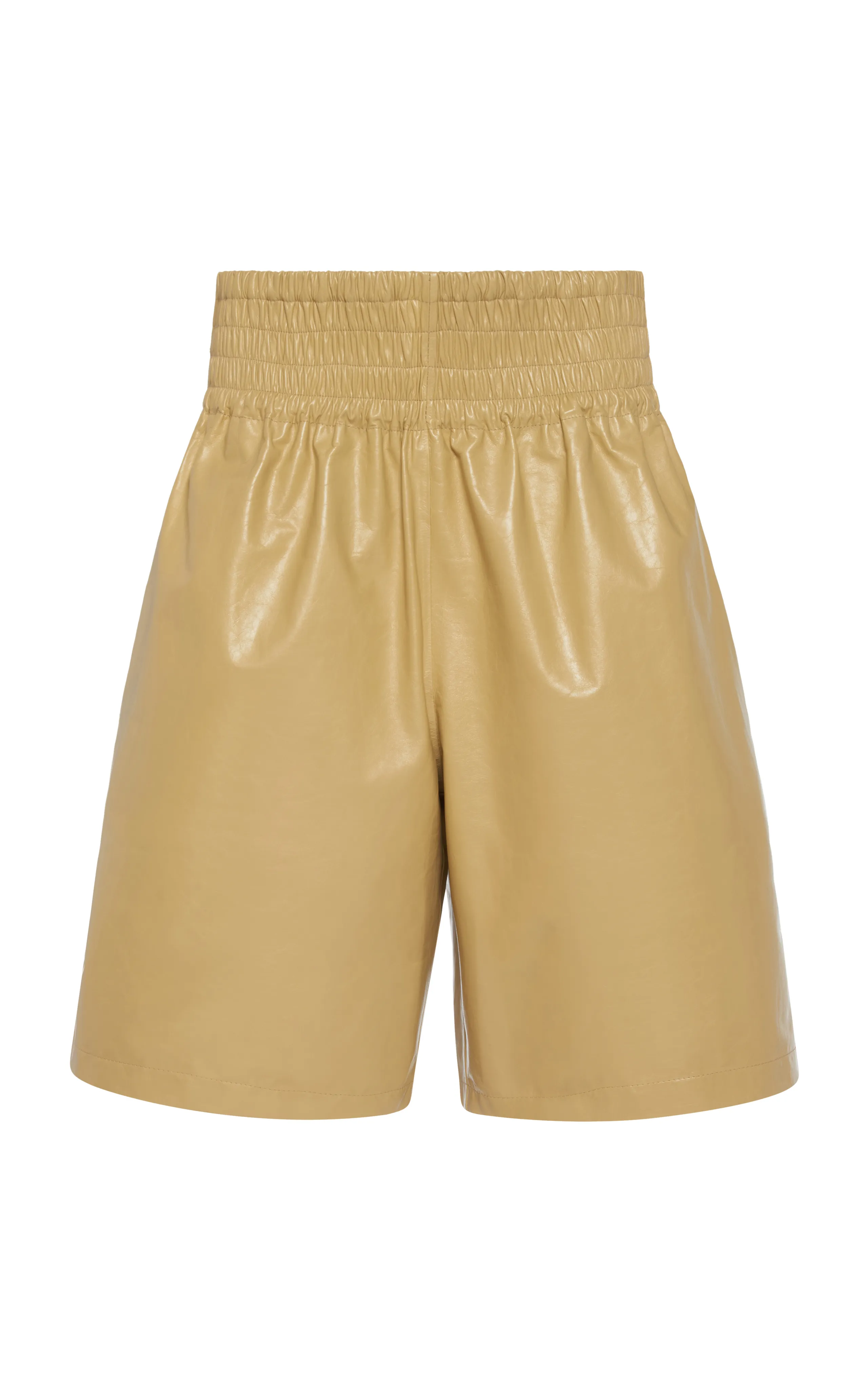 Bottega Veneta Leather Shorts