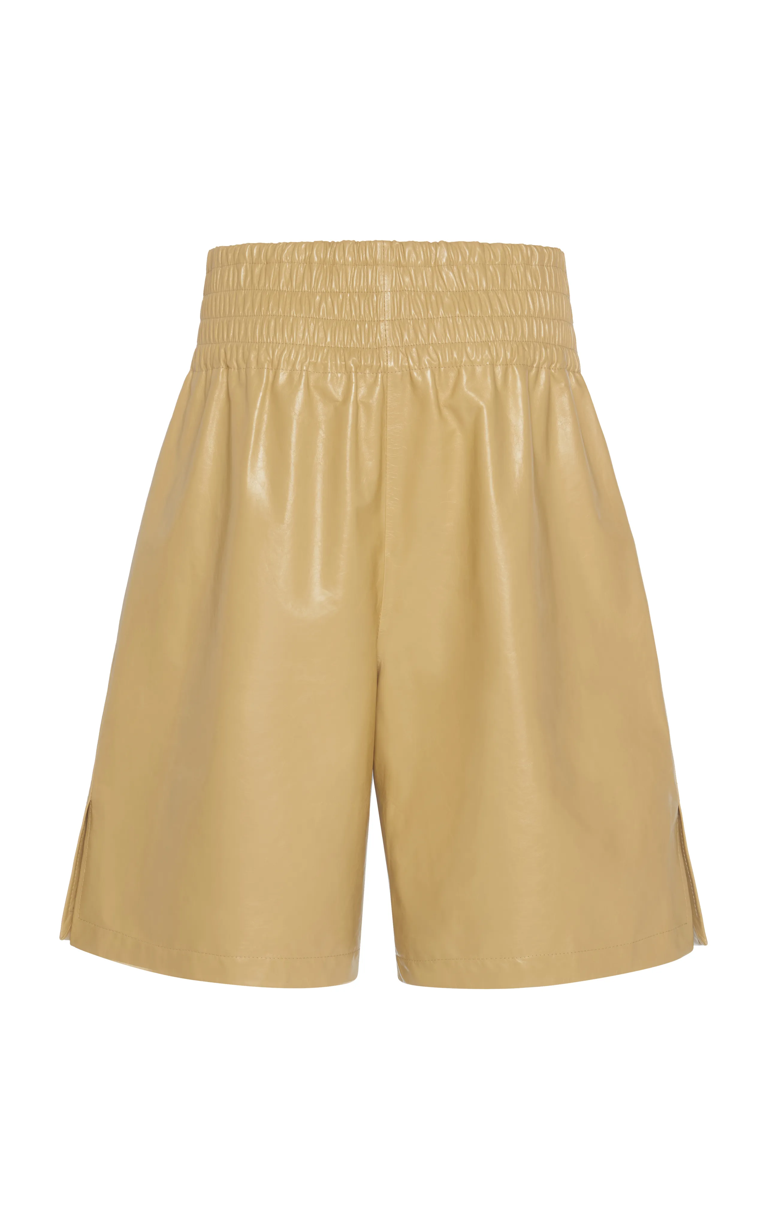 Bottega Veneta Leather Shorts