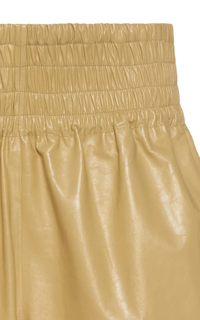 Bottega Veneta Leather Shorts