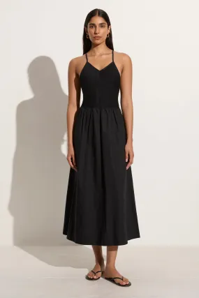 Camera Midi Dress Black