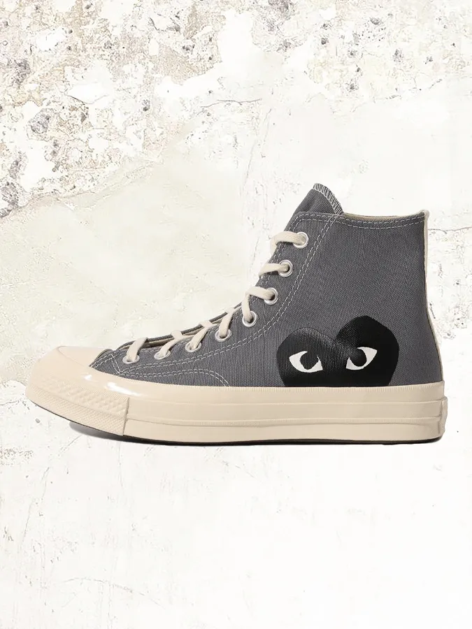 Comme Des Garons PLAY CONVERSE Black Heart Chuck Taylor All Star ’70 High