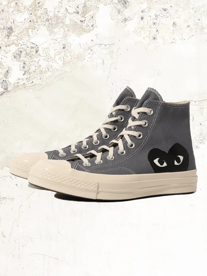 Comme Des Garons PLAY CONVERSE Black Heart Chuck Taylor All Star ’70 High