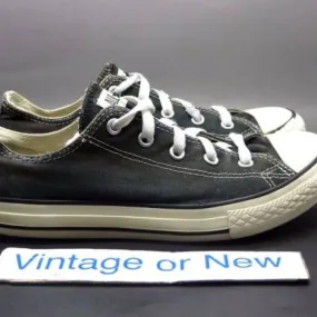 Converse All-Star Low OX Chuck Taylor Black White Youth ...