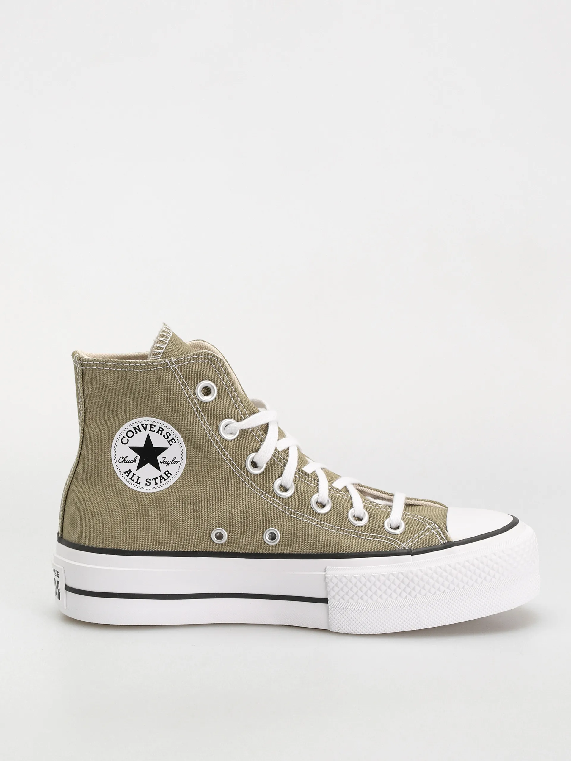 Converse Chuck Taylor All Star Lift Hi Wmn Chucks (olive/white)