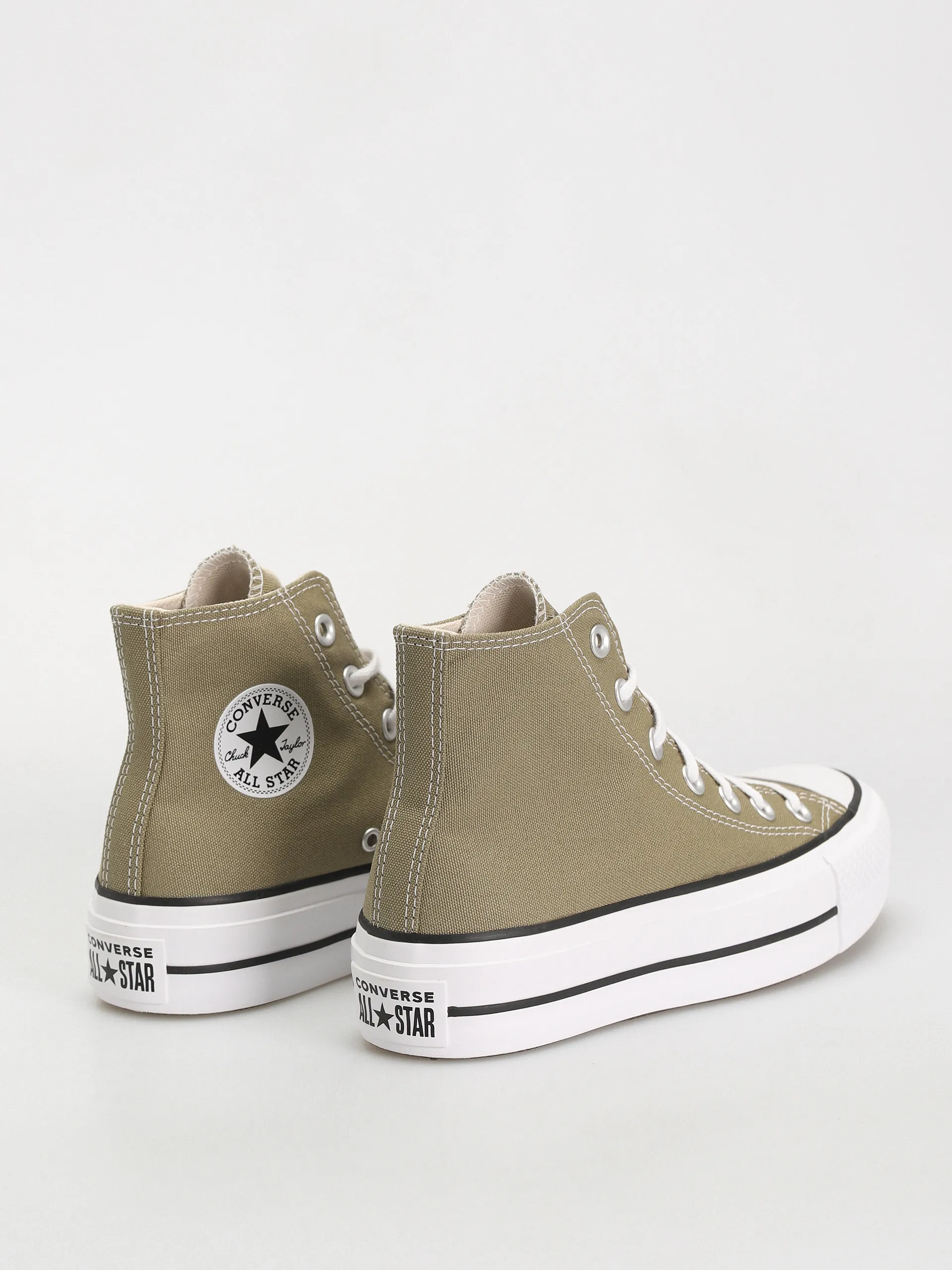 Converse Chuck Taylor All Star Lift Hi Wmn Chucks (olive/white)