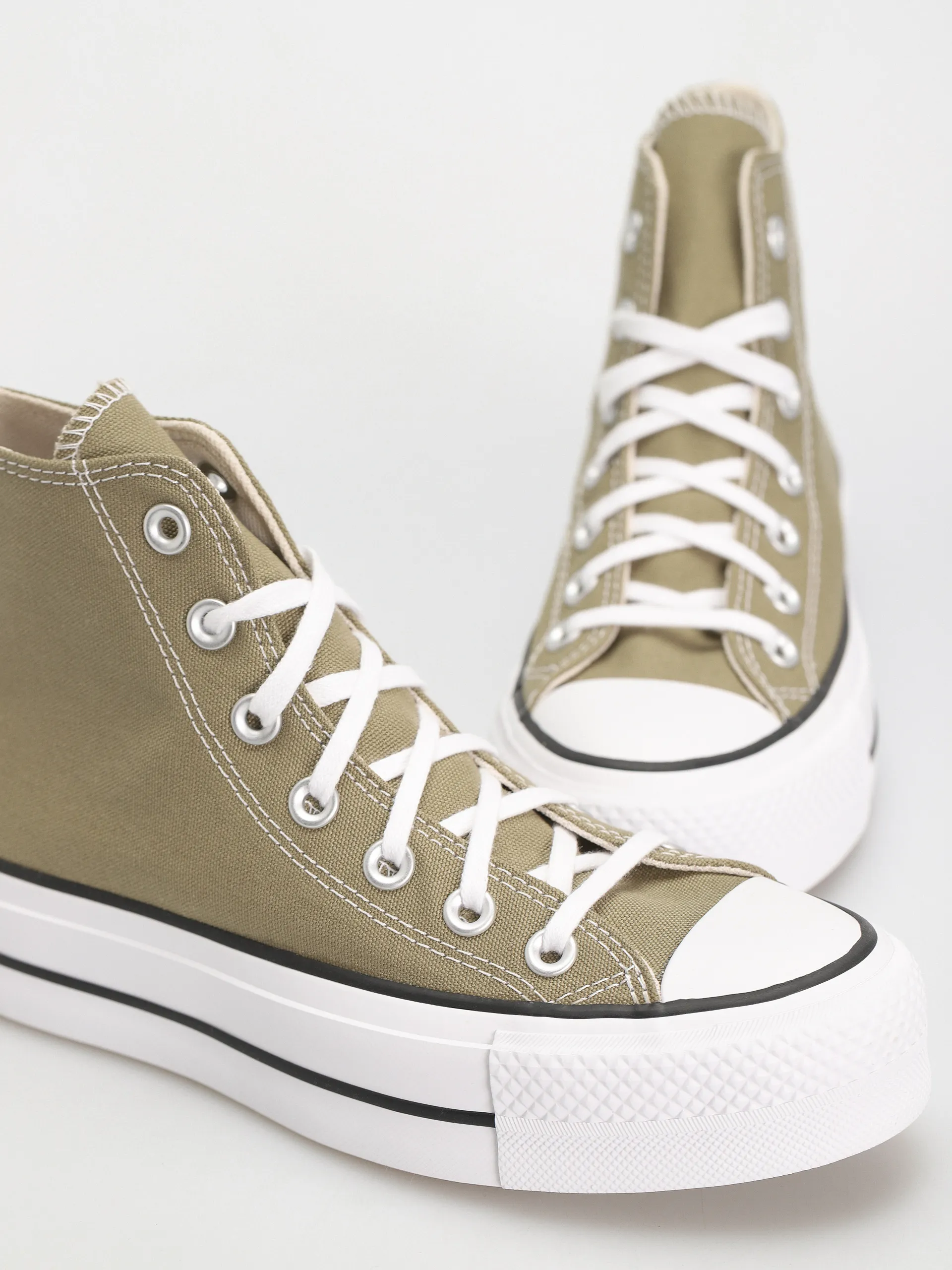 Converse Chuck Taylor All Star Lift Hi Wmn Chucks (olive/white)