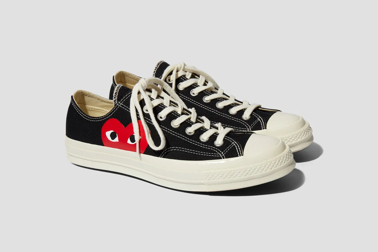 CONVERSE - RED HEART CHUCK TAYLOR ALL STAR '70 LOW P1K111 Black