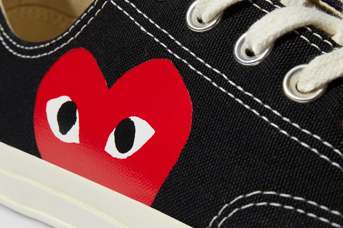 CONVERSE - RED HEART CHUCK TAYLOR ALL STAR '70 LOW P1K111 Black