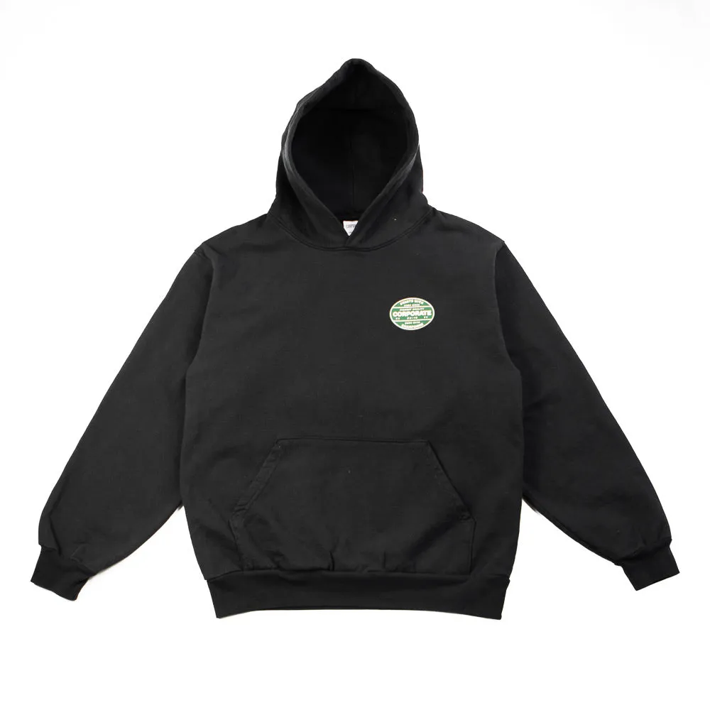 Corporate Hard Work Hoodie (Off Black)