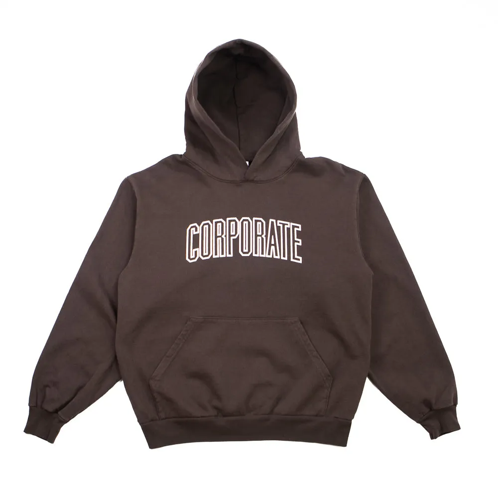 Corporate Puff Arch Hoodie (Chocolate)