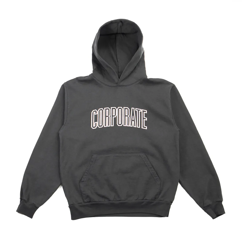 Corporate Puff Arch Hoodie (Dolphin)