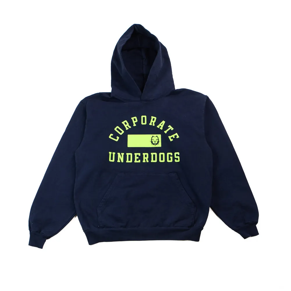 Corporate Underdogs Hoodie (Navy/Green)