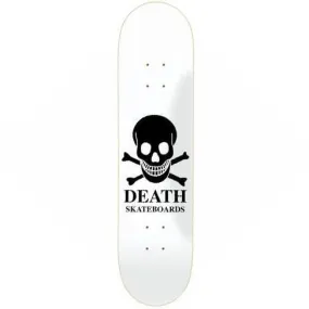 Death Skateboards OG Skull White Skateboard Deck 8