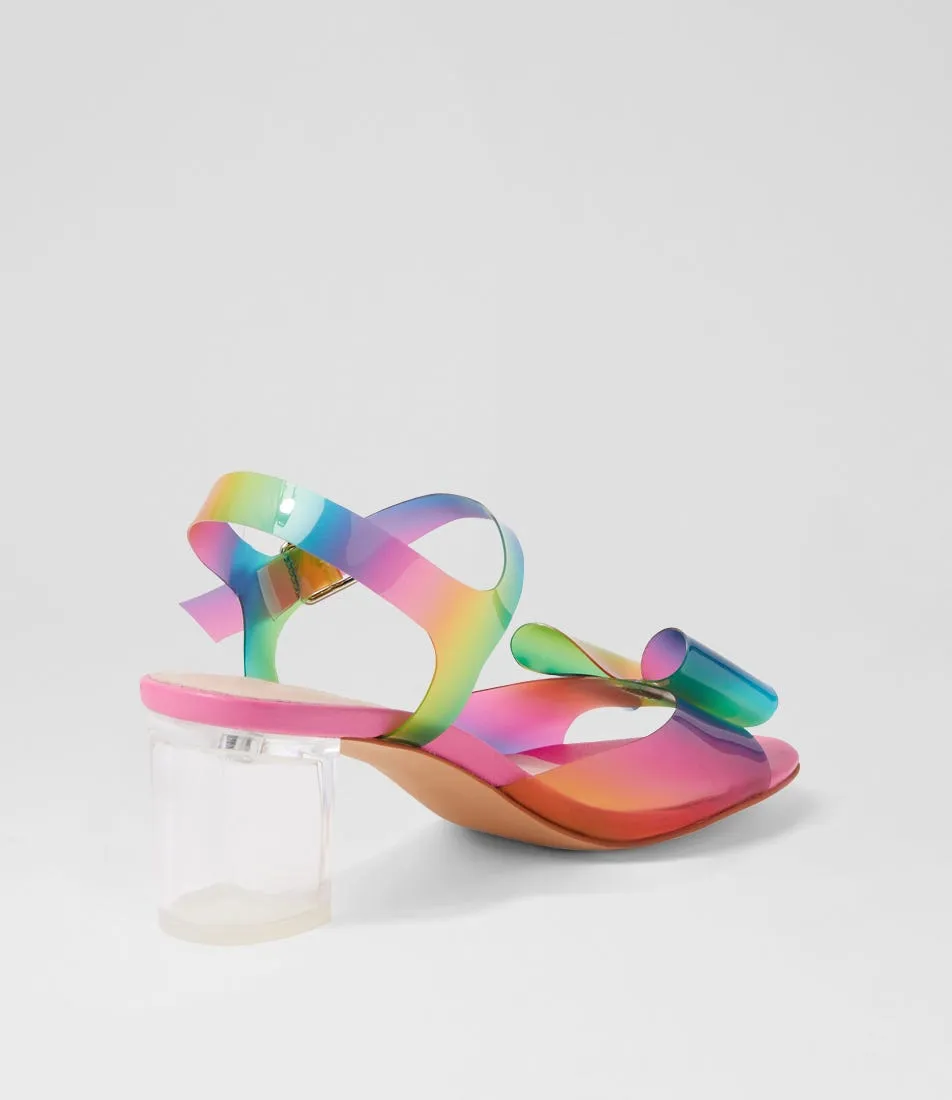 DJANGO & JULIETTE Sadayo Dazzle Clear Vinylite Sandals