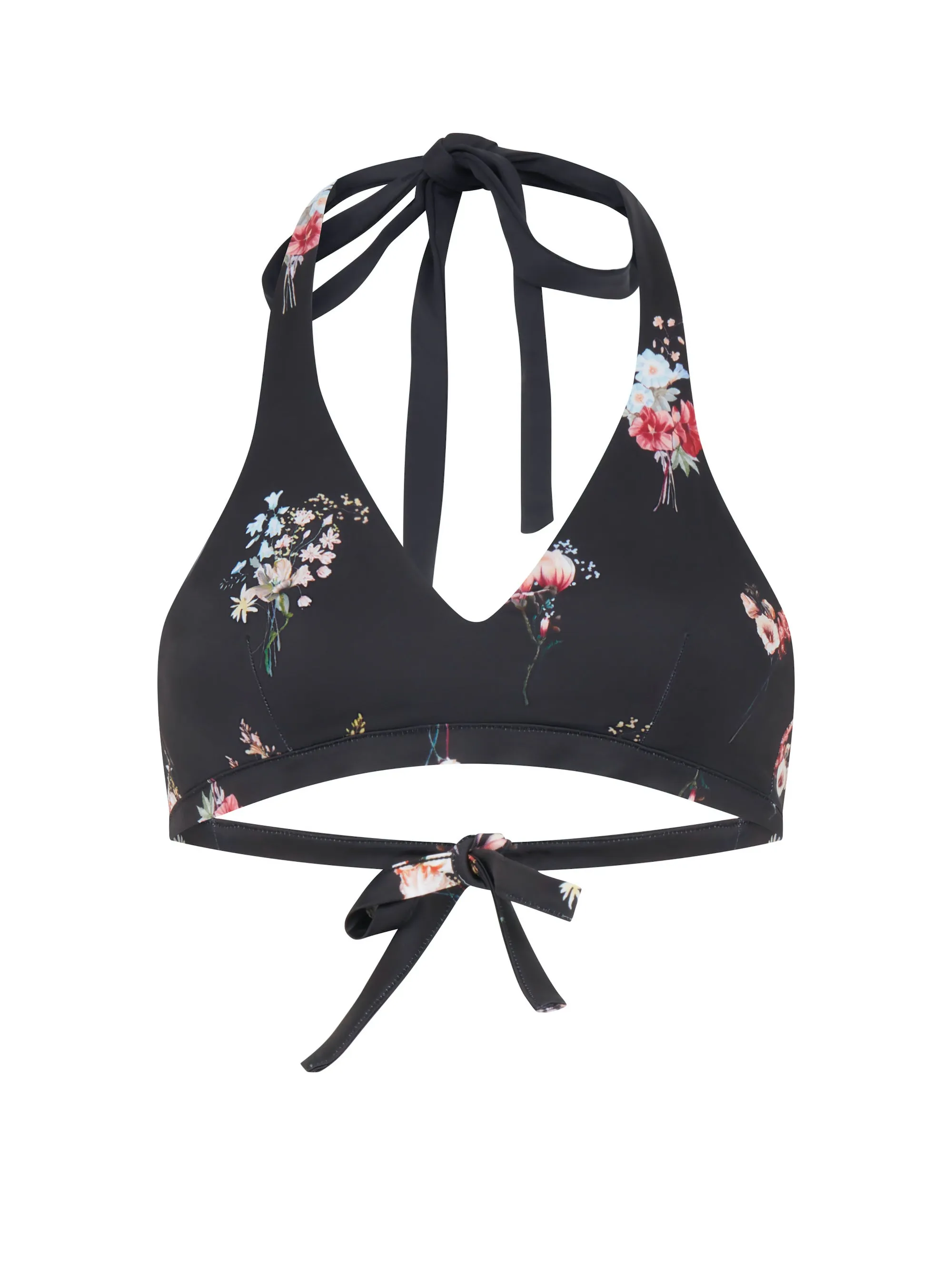 Eliza Halterneck Bikini Top Black