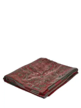 Etro Home Paisley Jacquard Blanket