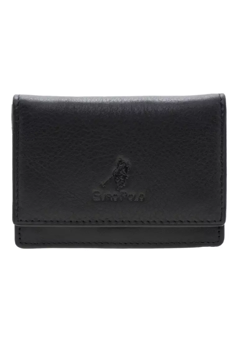 Euro Polo Euro Polo Grain Leather Small Multi Card Holder Wallet EWB 40164