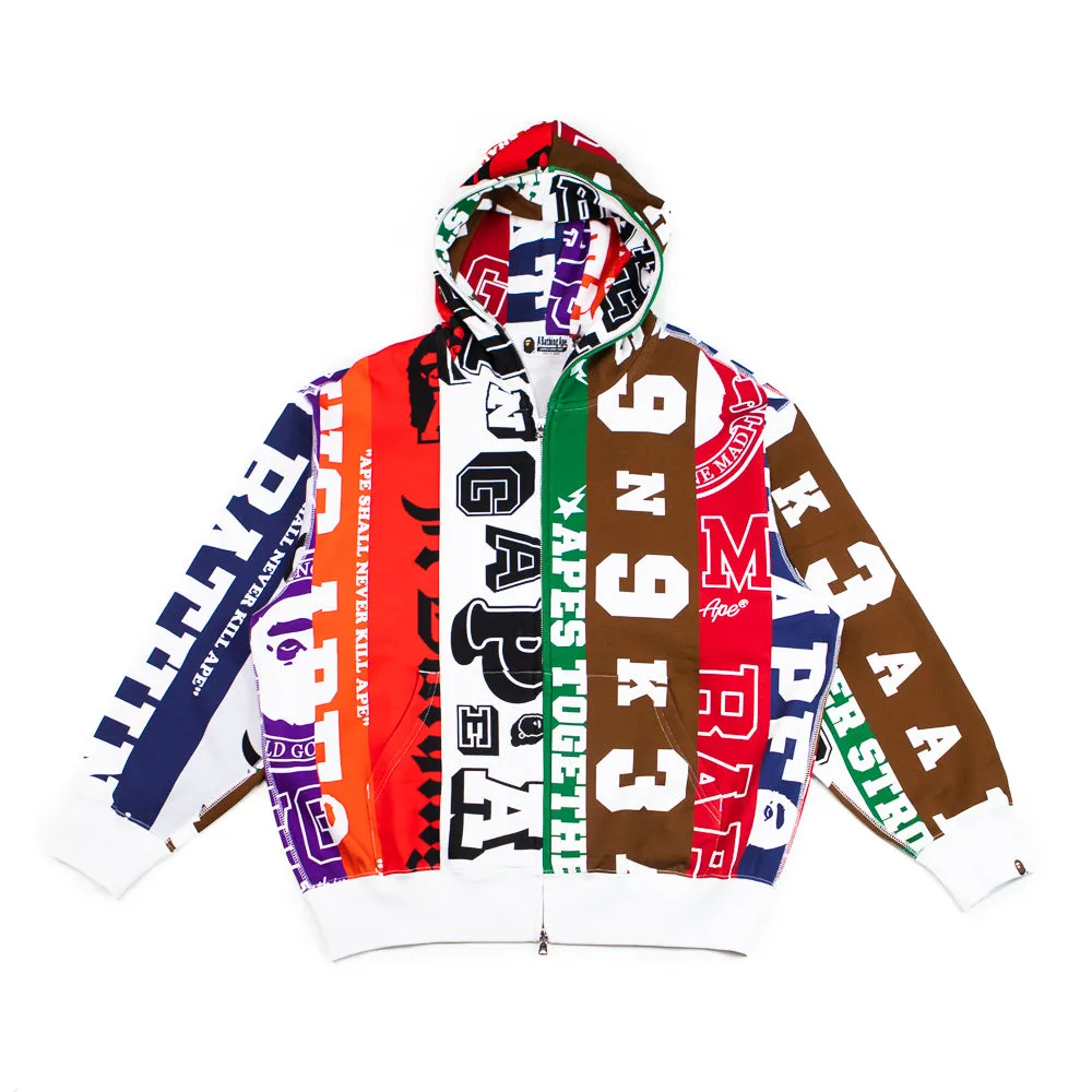 Fans Scarf Full Zip Hoodie (Multi)