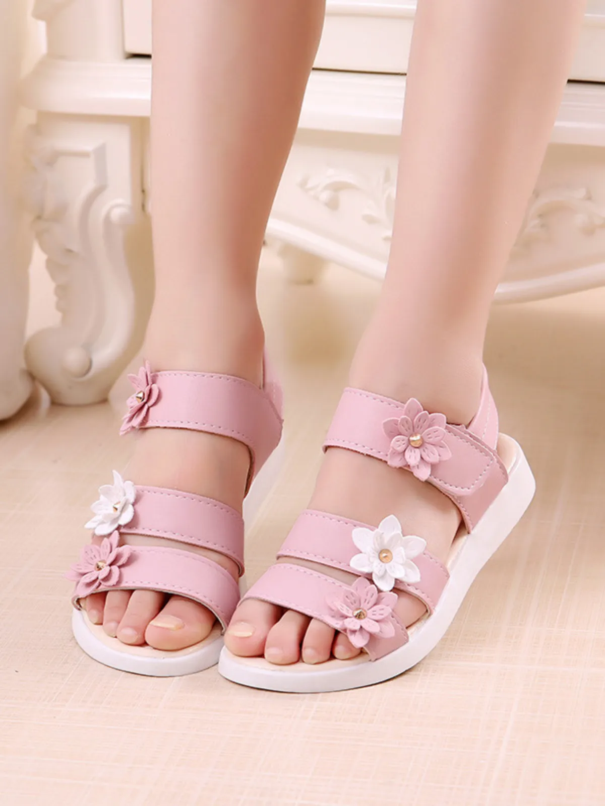 Flower Power Sandals By Liv and Mia