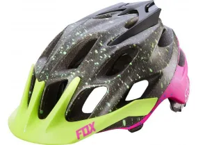 Fox Racing Flux MTB Helmet - Flight Black-Pink