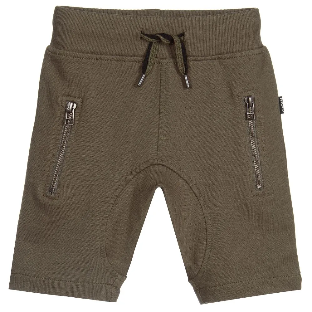 Green Organic Cotton Shorts