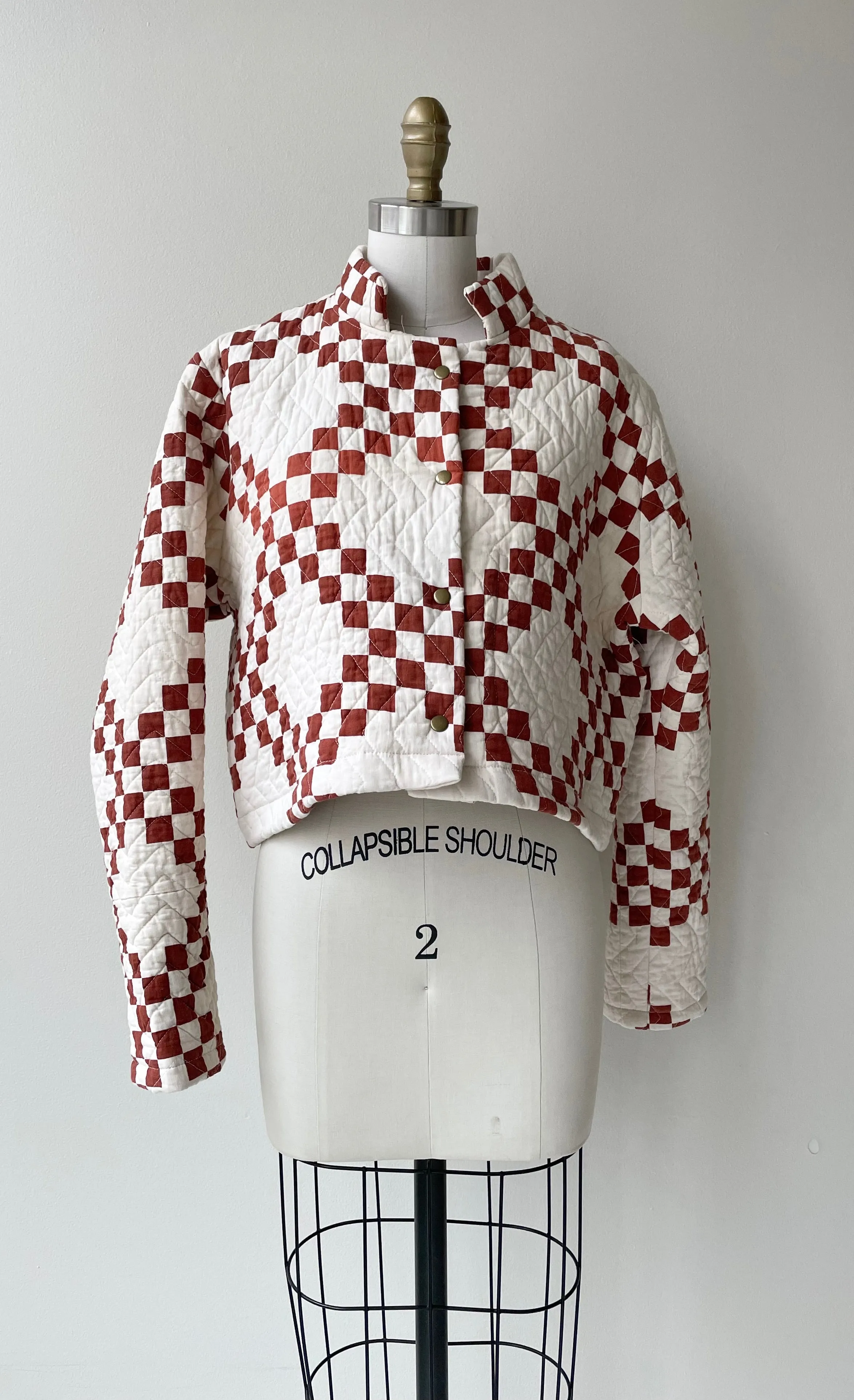 Handmade Irish Chain Quilt Jacket