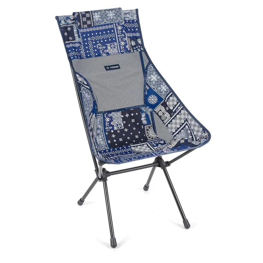 Helinox Sunset Chair Blue Bandanna Quilt