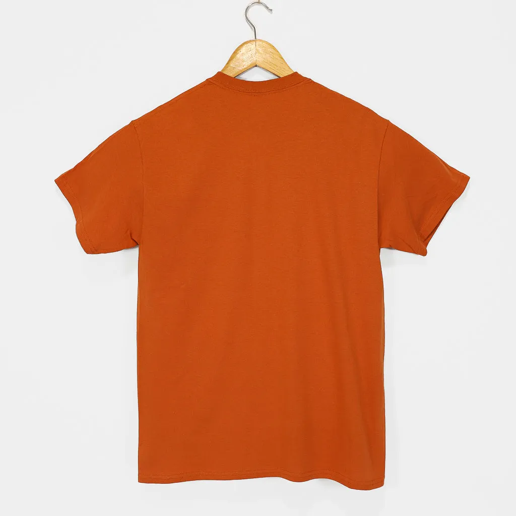 Hoddle Skateboards - Decline T-Shirt - Rust