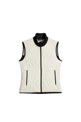 Holma Quilt Hybrid Vest / Whisper White