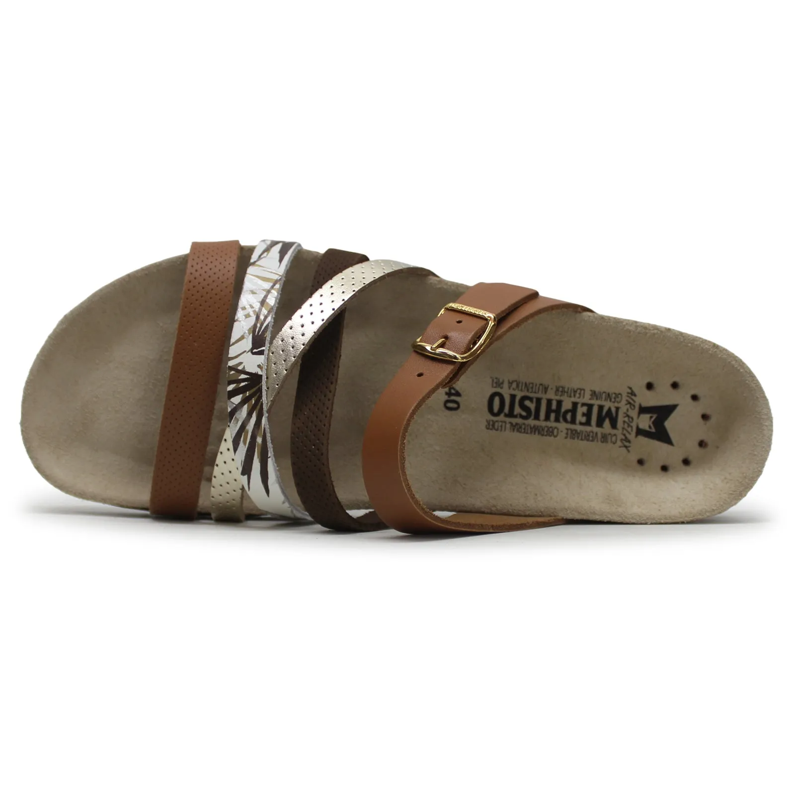 Huleda Nubuck Leather Women's Slide Sandals