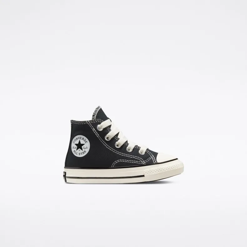 Infant Converse All Star Chuck Taylor 70 1V Easy-On 'Vintage Canvas' (Black/White/Egret)