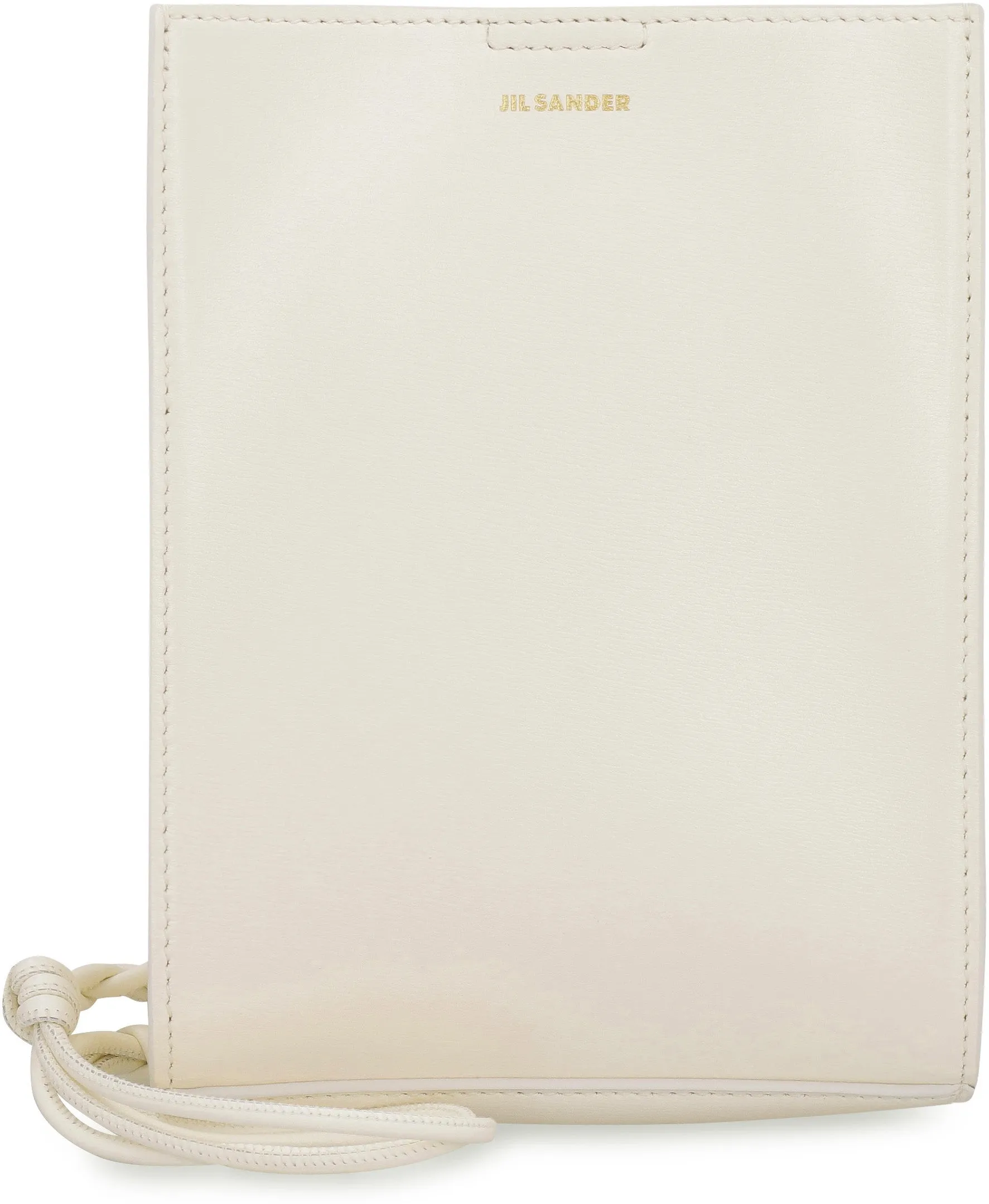 JIL SANDER Unique Knots Crossbody Bag in White Leather for Women - 2024 Edition