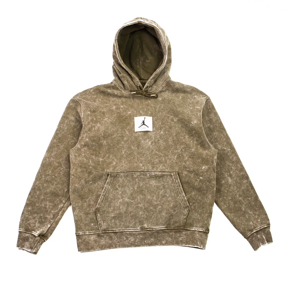 Jordan Washed Flight Hoodie (Light Olive)