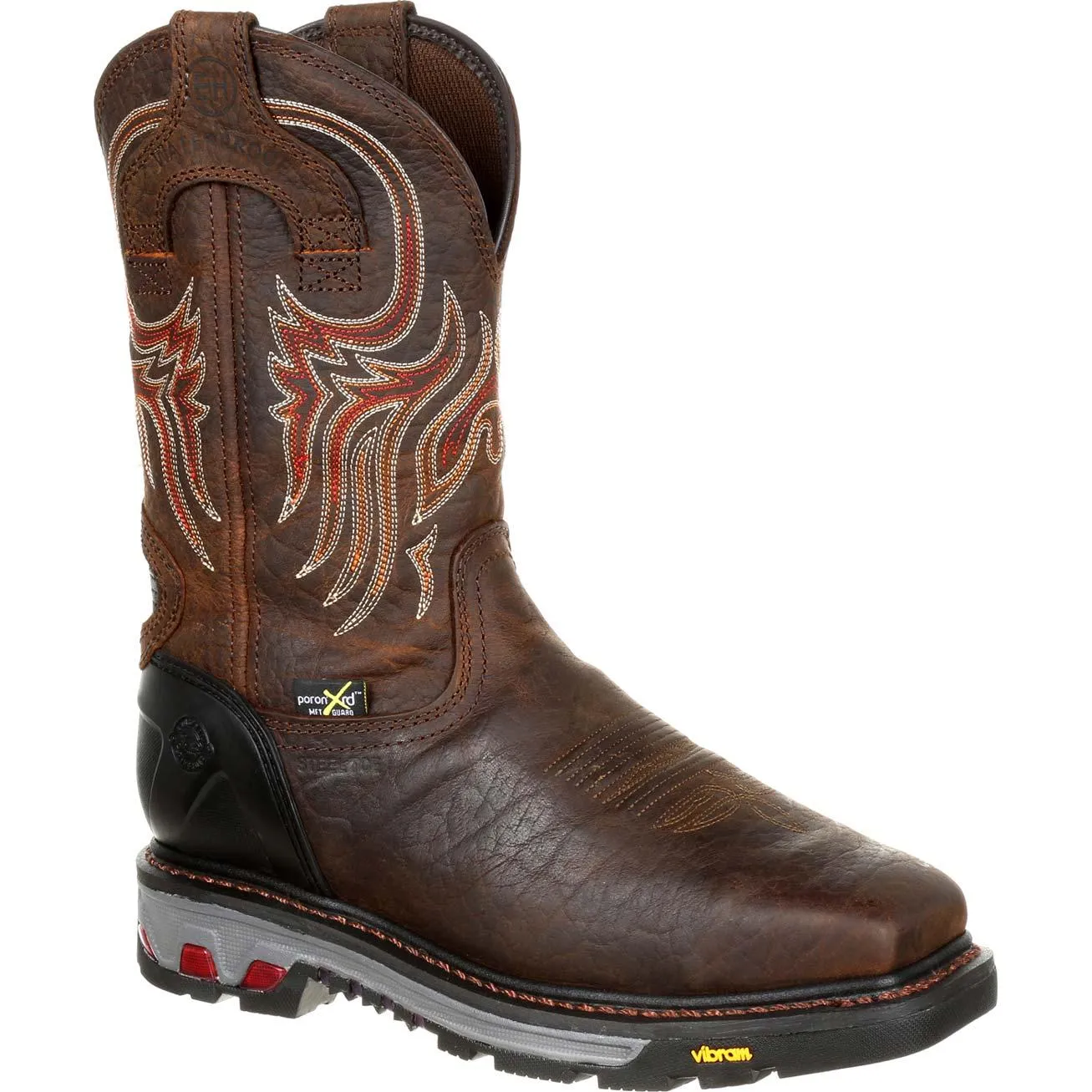 Justin Original Workboots Commander-X5 Driscoll Steel Toe Internal Met Guard Waterproof Western Work Boot