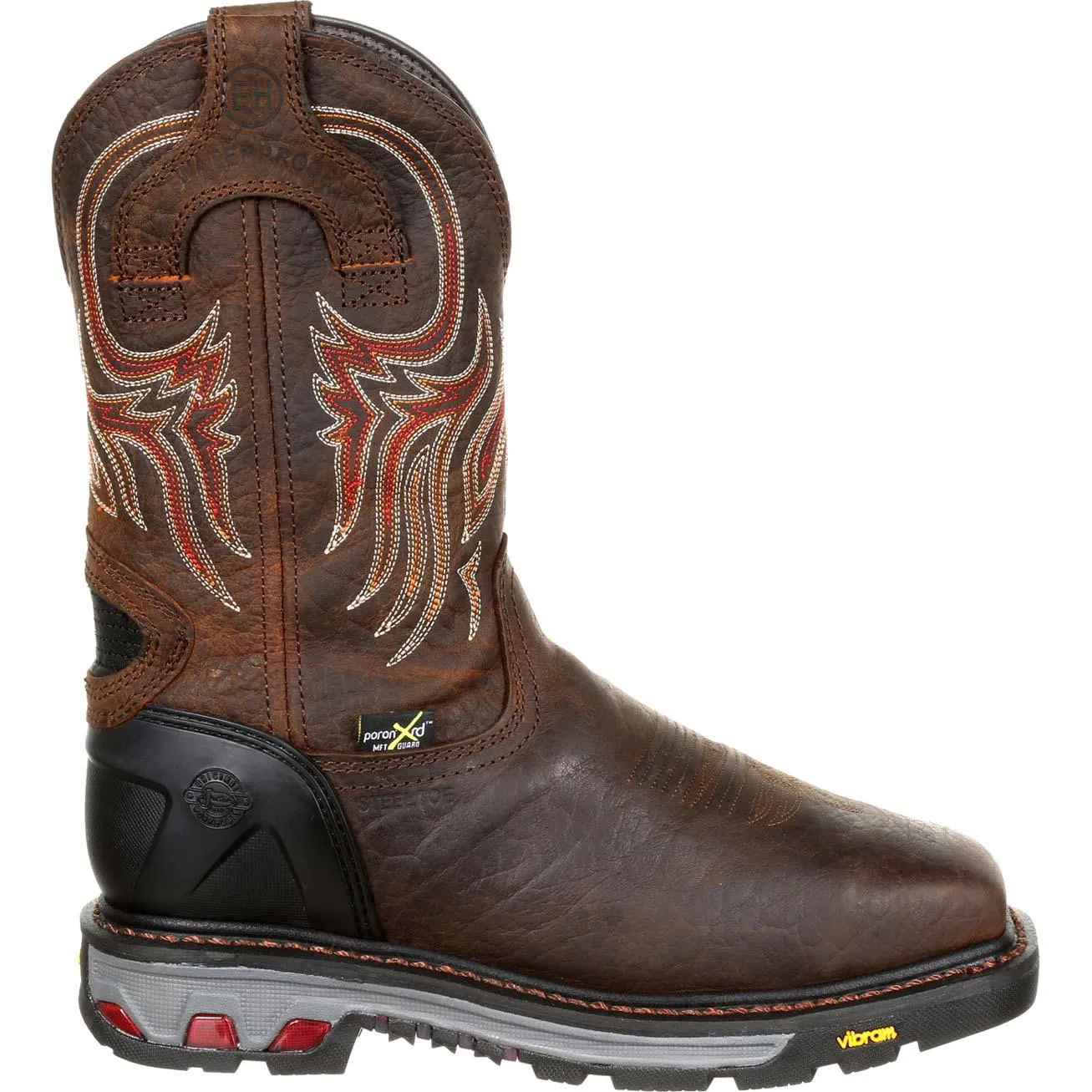 Justin Original Workboots Commander-X5 Driscoll Steel Toe Internal Met Guard Waterproof Western Work Boot