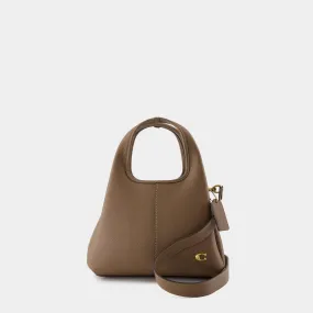 Lana 23 Shoulder Bag - Coach - Leather - Dark Stone