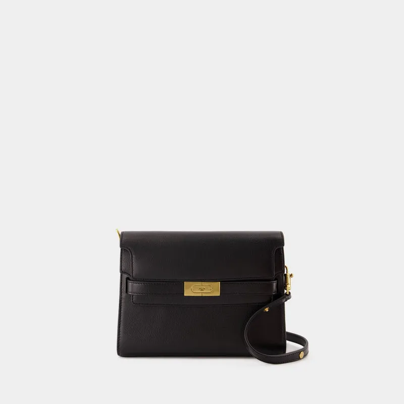 Lee Radziwill Shoulder Bag - Tory Burch - Leather - Black