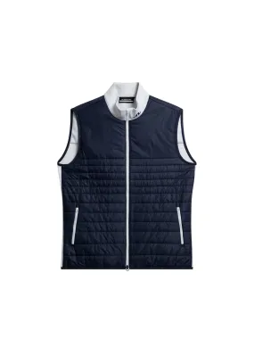 Martino Quilt Hybrid Vest / JL Navy