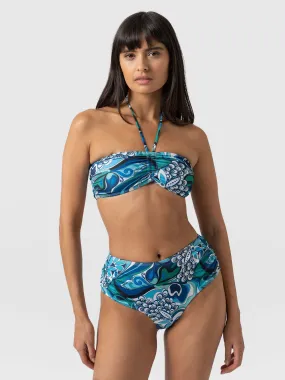 Maya Bandeau Bikini Top - Paradise