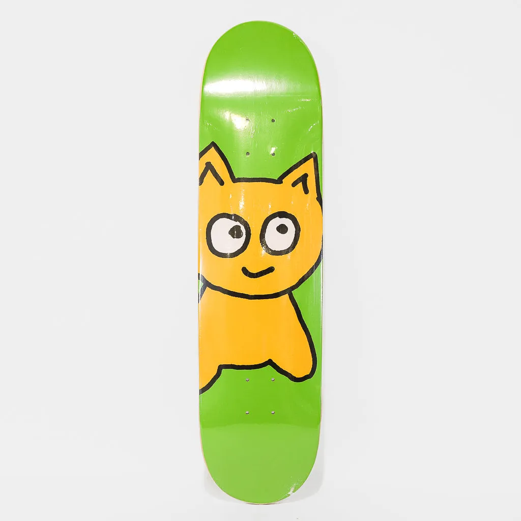 Meow Skateboards - 8.0” Big Cat Skateboard Deck - Green